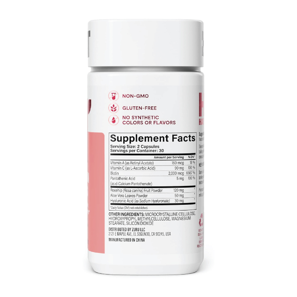 Habitis, Biotin Hair, Skin, & Nails Supplement, Nutritional support for hair, skin, and nails