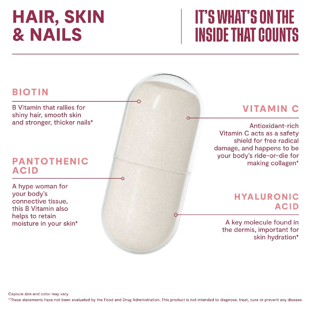 Habitis, Biotin Hair, Skin, & Nails Supplement, Nutritional support for hair, skin, and nails