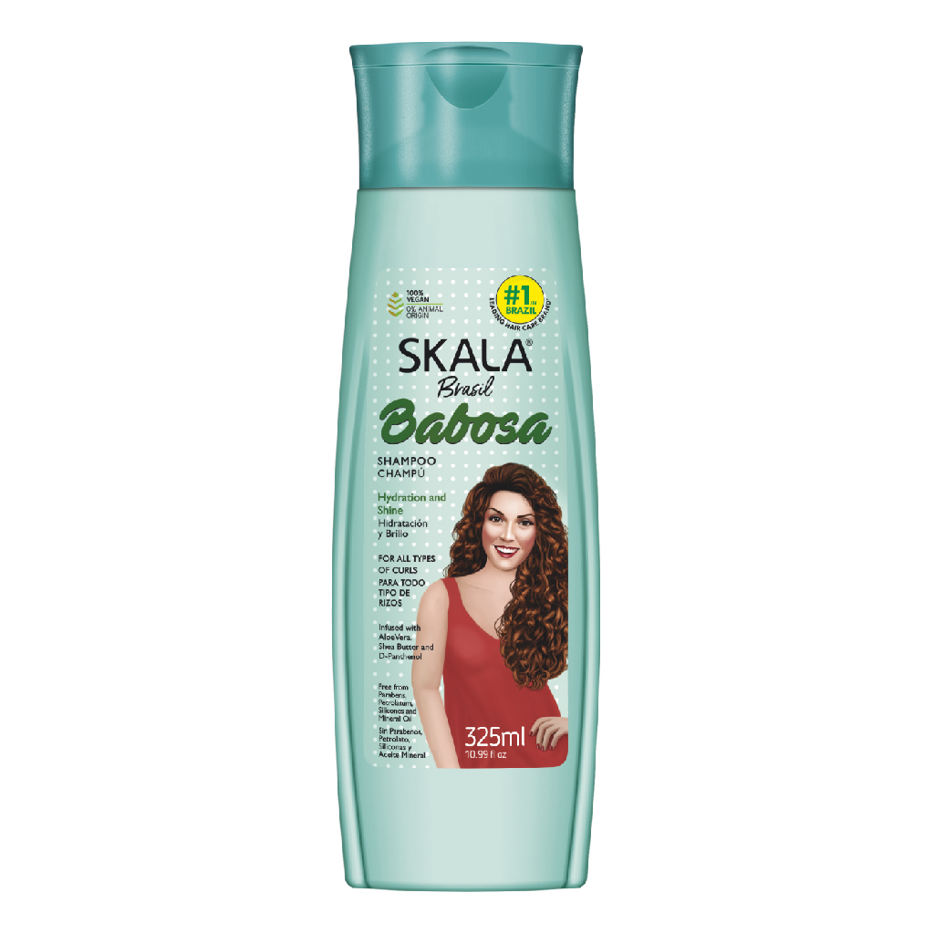 Skala Expert, Babosa Shampoo, Moisturizing aloe vera shampoo for damaged hair, 325ml