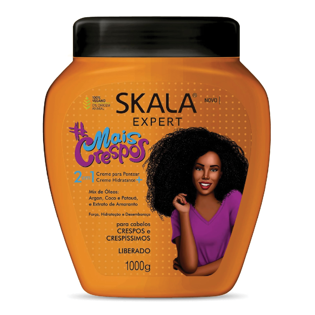 Skala Expert, Super Curly Hair Treatment Conditioning Cream, Intensive conditioner for super curly hair, 1000g