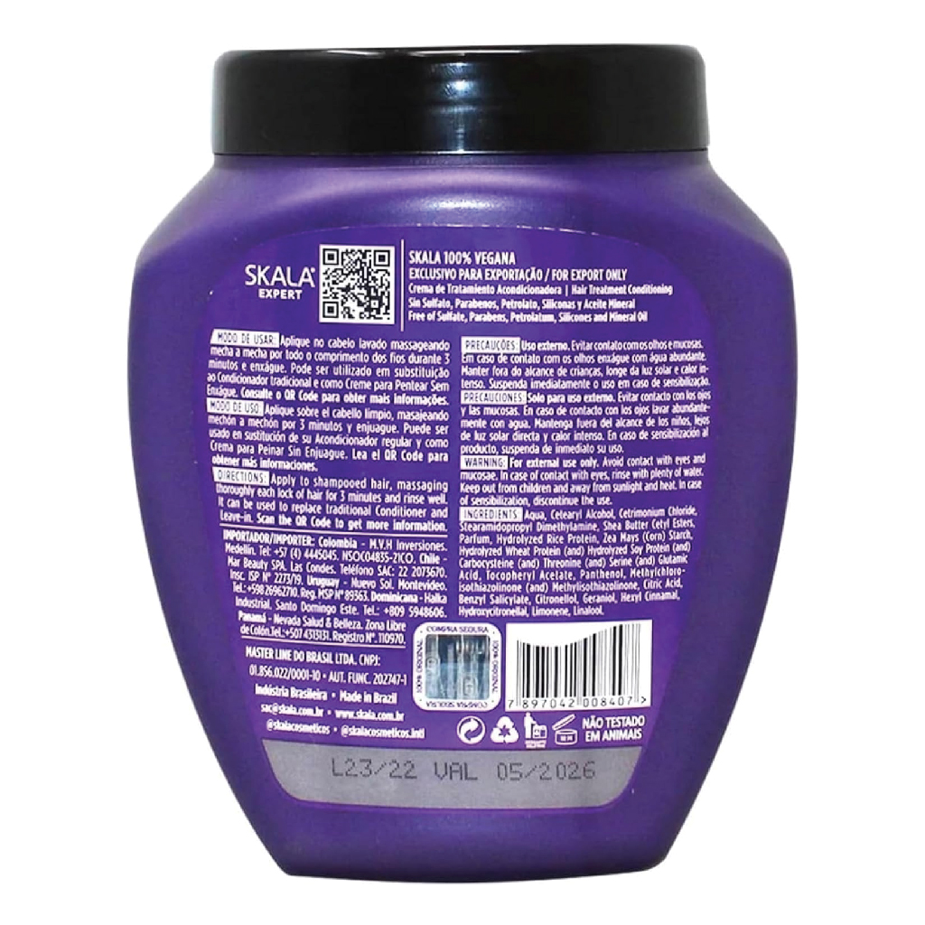 SKALA LISO DESMAIADO ULTRA STRAIGHT HAIR TRTMNT CON CREAM 1000GM