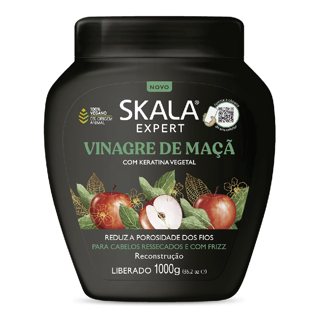 Skala, Vinagre De Ma, Apple cider vinegar hair treatment, 1000g