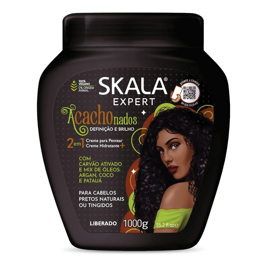 Skala, Acashonados Hair Treatment Cream, Nourishing hair treatment cream for curly hair, 1000g