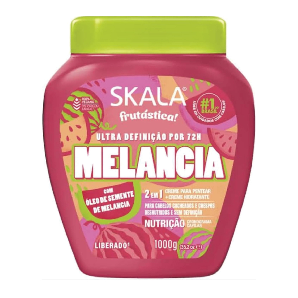 Skala, Fruitastica Hair Treatment Cream Watermelon, Refreshing watermelon hair treatment cream, 1000g