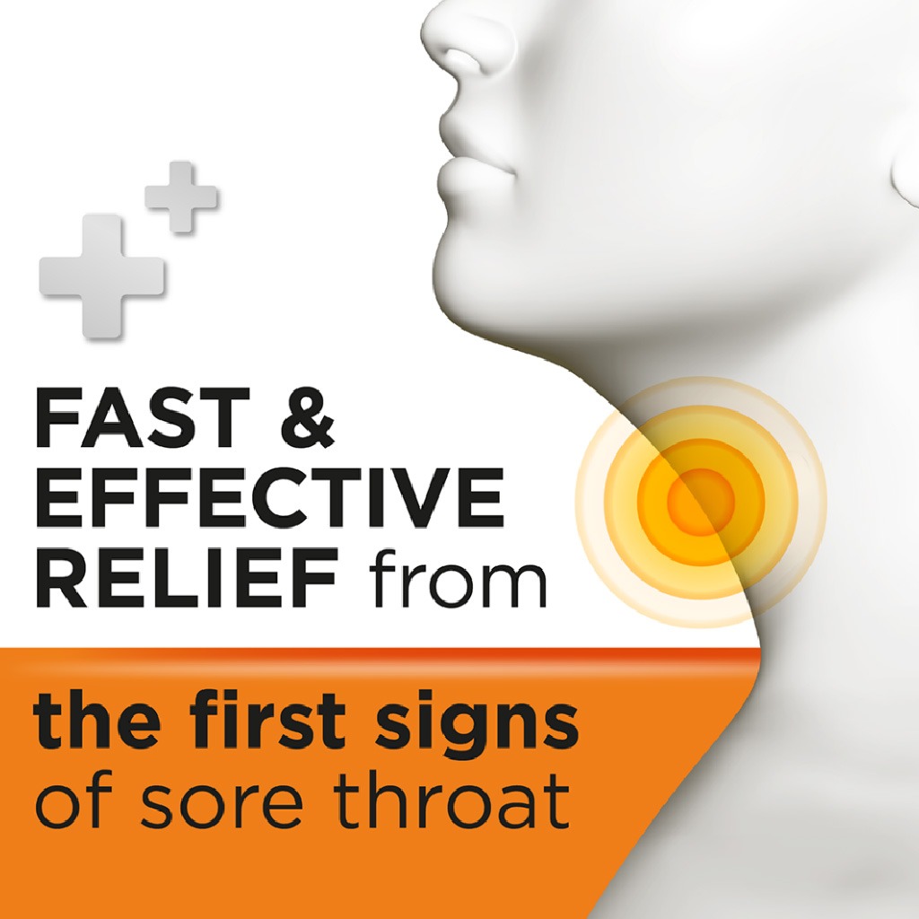 Strepsils Warm Ginger Sore Throat Lozenges, Pack of 16's