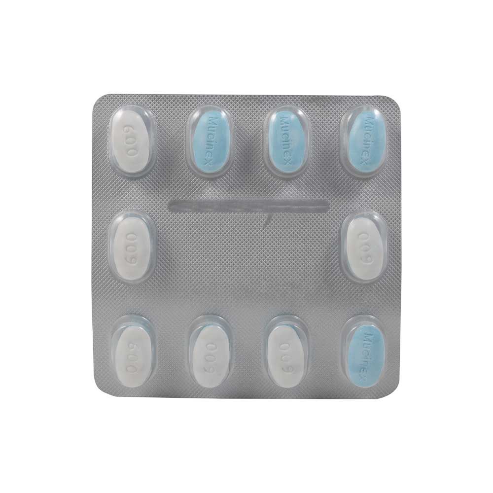 Mucinex, 600mg Tablets, Expectorant tablets for chest congestion relief, 20 tablets