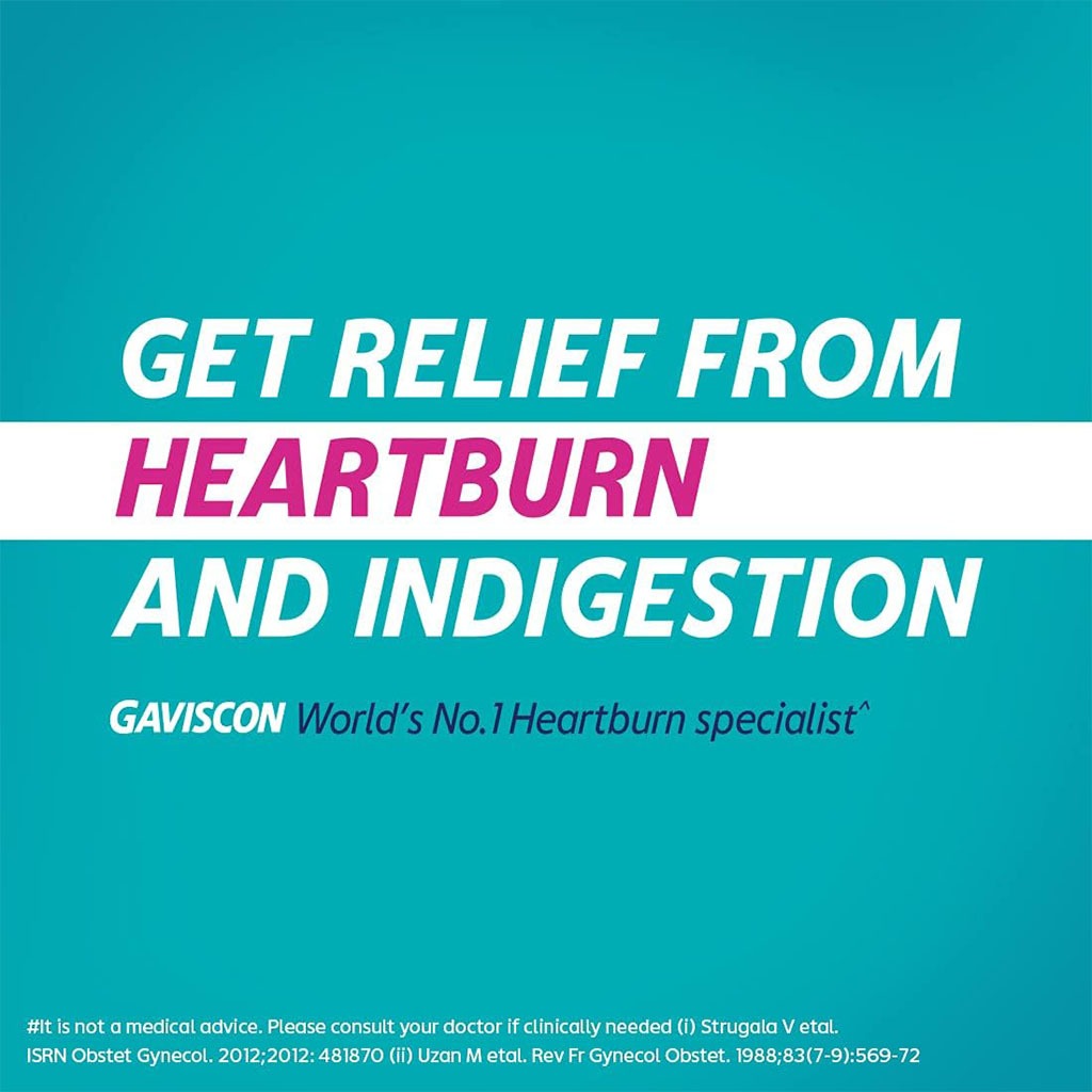 Gaviscon, Liquid for Indigestion and Heartburn Peppermint Flavour, Fast relief of acid reflux and heartburn, 200 ml
