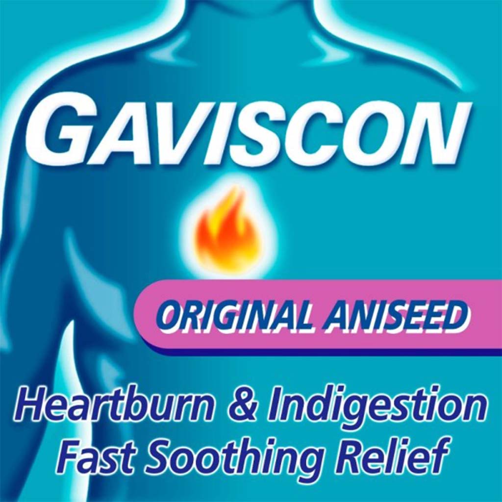 Gaviscon, Liquid for Indigestion and Heartburn Aniseed Flavour, Fast relief liquid antacid, 200ml
