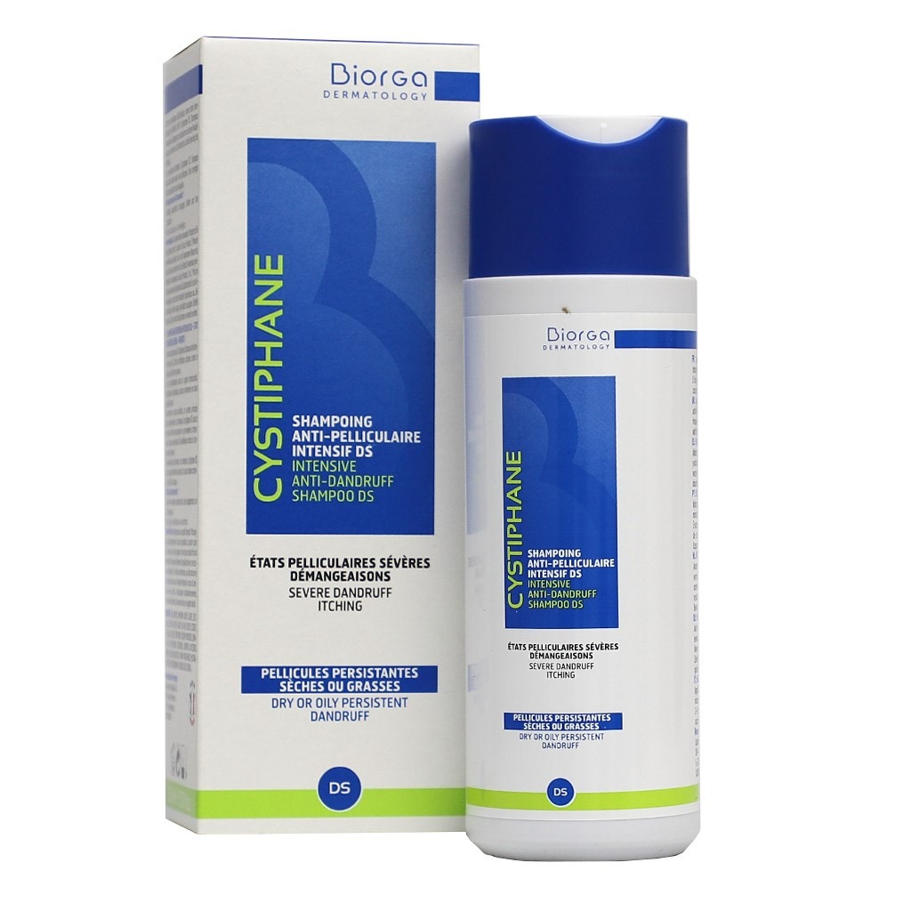 Cystiphane, DS Intensive Antidandruff Shampoo, Intensive shampoo for dandruff control, 200ml