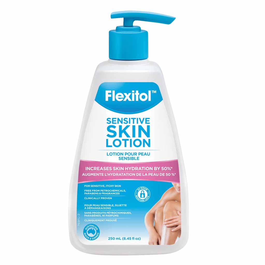 Flexitol, Sensitive skin lotion, Soothing moisturizer for irritated skin, 250ml