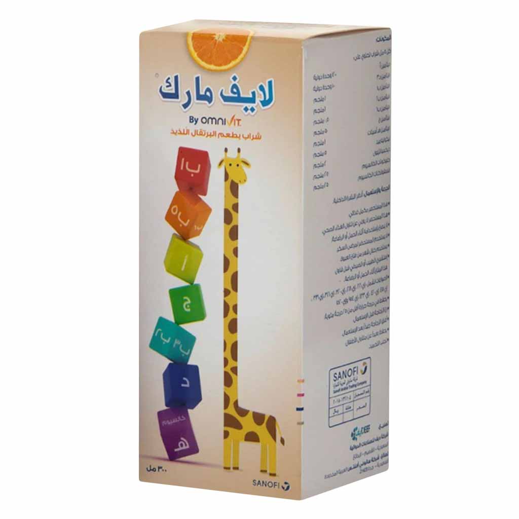 Life Mark by Omnivit, Syrup, Multivitamin syrup for daily nutritional support, 300ml