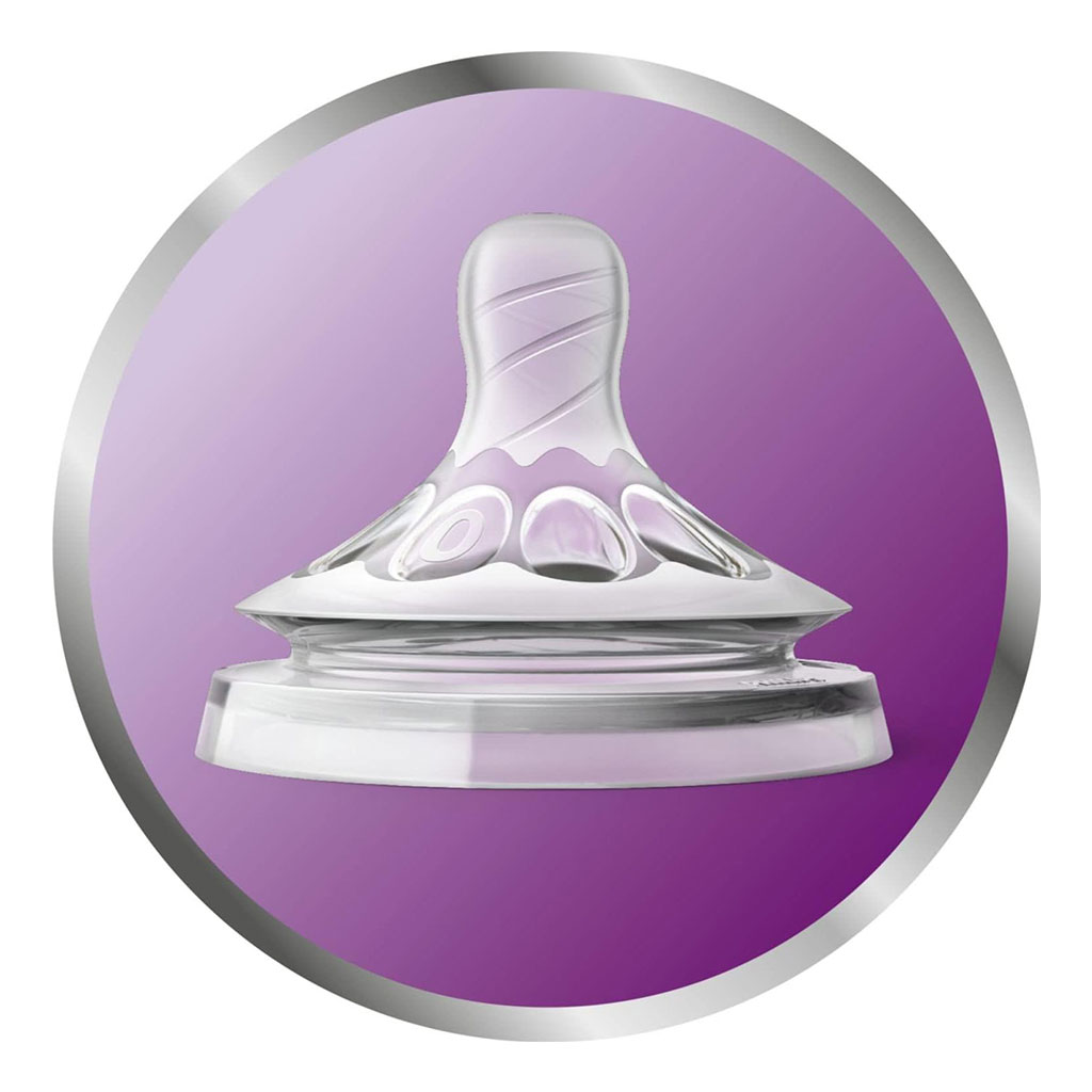 Philips Avent Natural 2.0 Bottle, 125 Ml 2'S Scf030/27