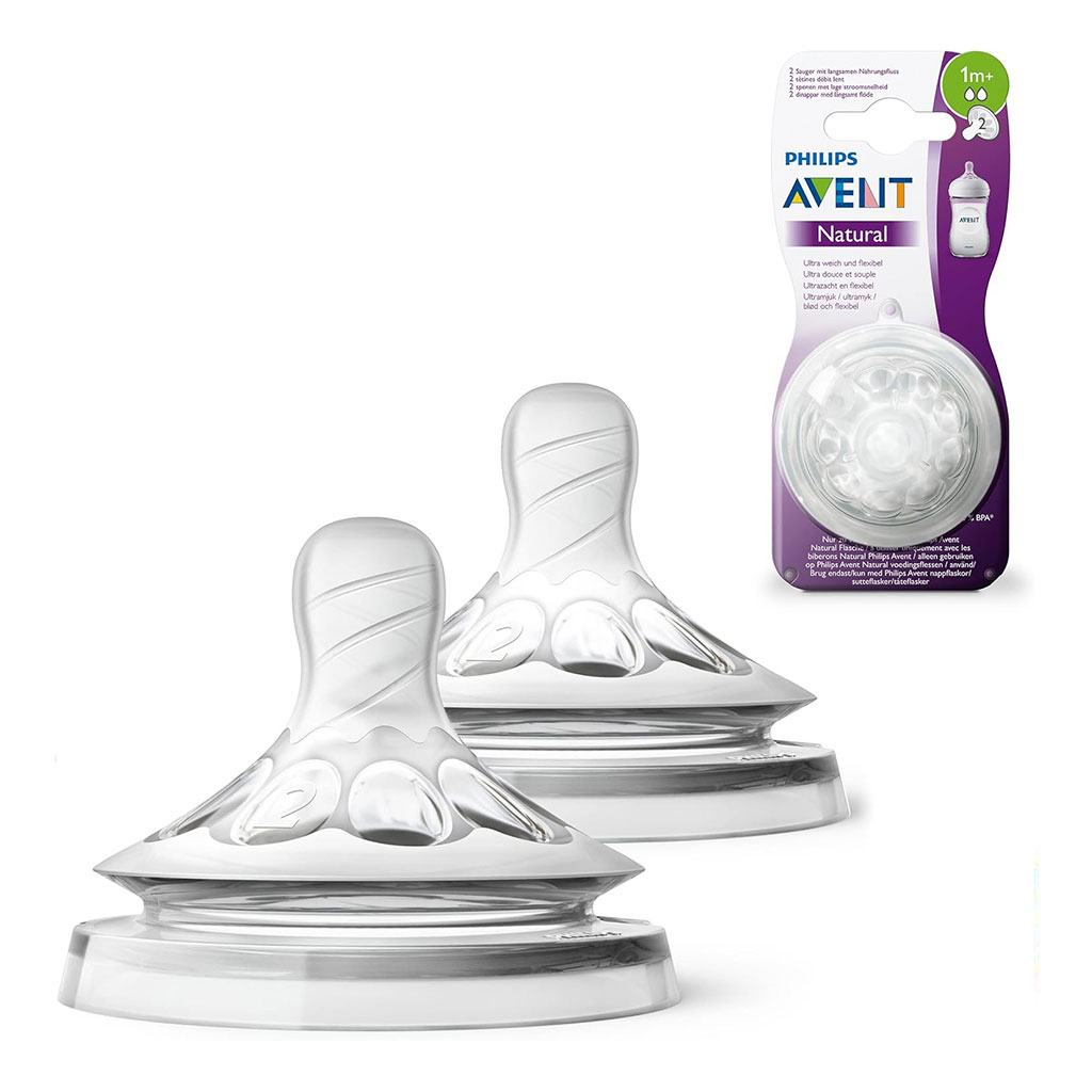 Philips Avent Natural 2.0 Feeding Teats Thick Feed X2