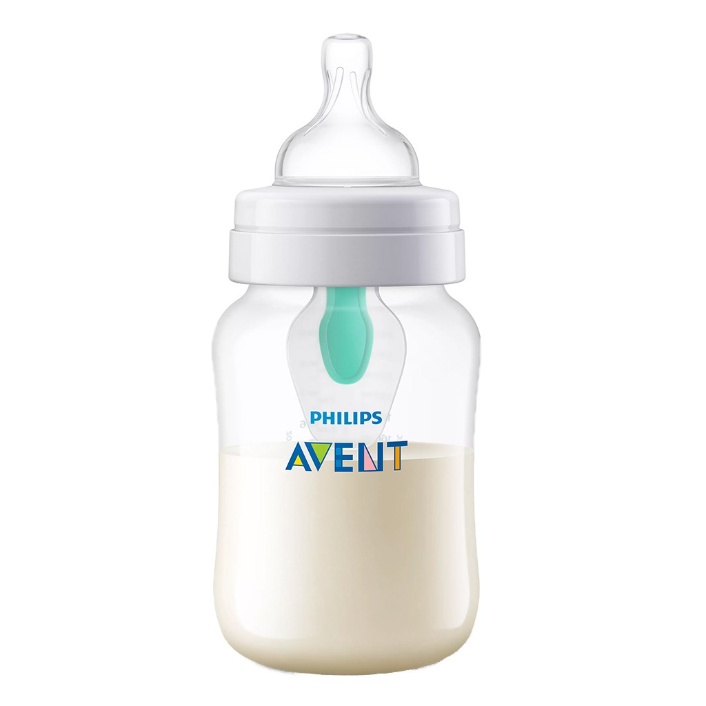 Philips Avent, Anti-Colic Bottle with Airfree Vent, Anti-colic feeding bottle with airfree vent, 260ml