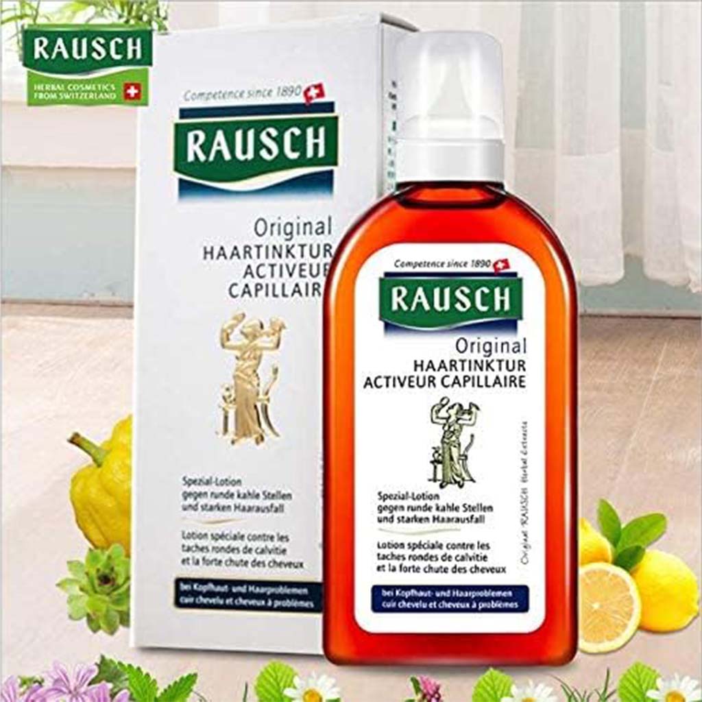 Rausch, Original Hair Tincture, Herbal hair tonic for scalp stimulation and hair growth, 200ml