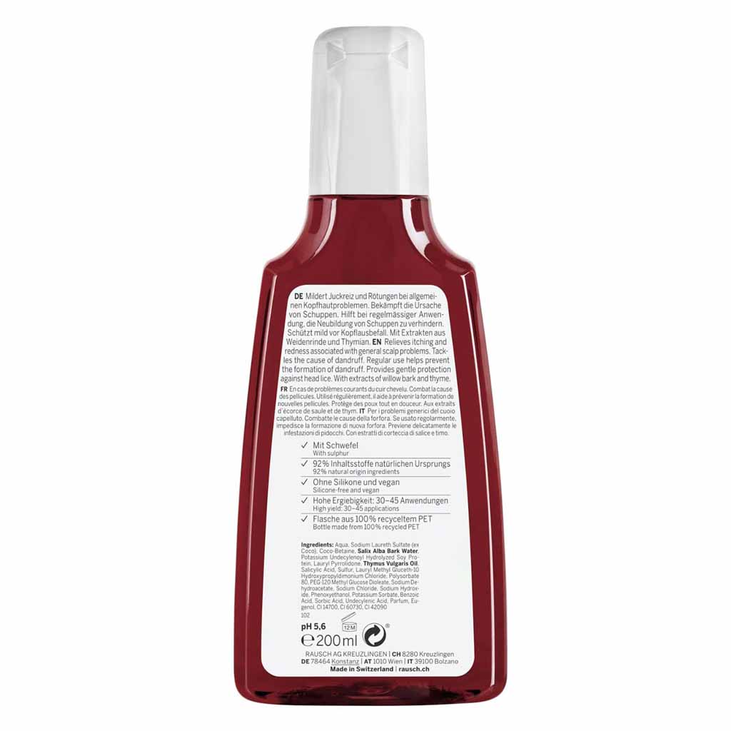 Rausch, Willow Bark Treatment Shampoo, Soothing shampoo with willow bark extract, 200ml