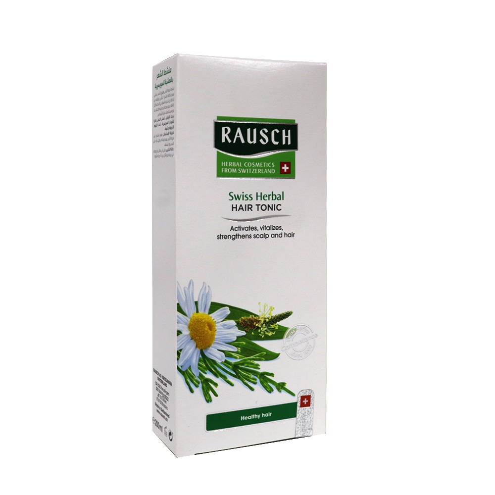 Rausch, Swiss herbal hair tonic, Natural scalp tonic to promote hair health, 200 ml