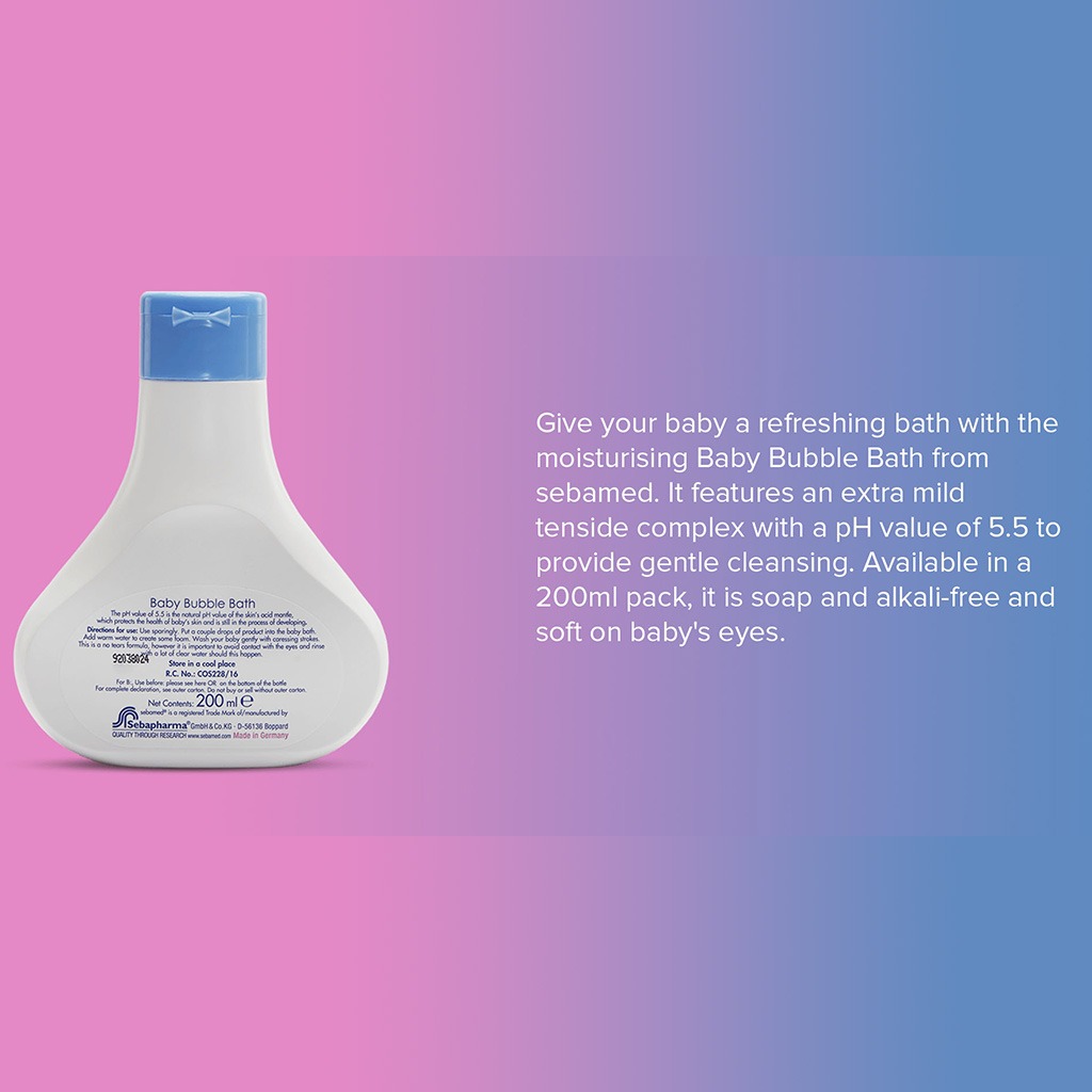 Sebamed Baby Bubble Bath, 200 Ml