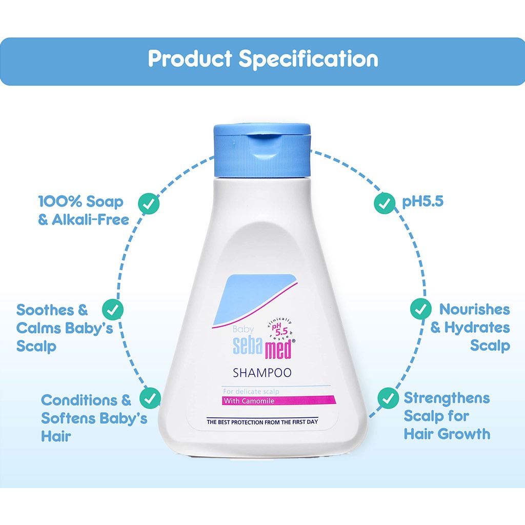 Sebamed Baby Shampoo With Chamomile 150ml