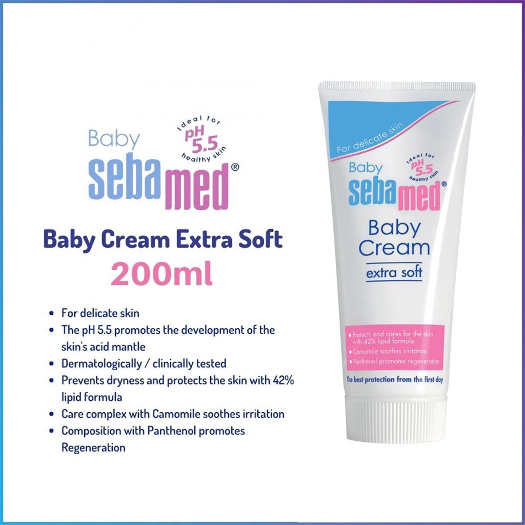 Sebamed, Baby cream extra soft, Ultra gentle moisturizing cream for baby skin, 50 ml