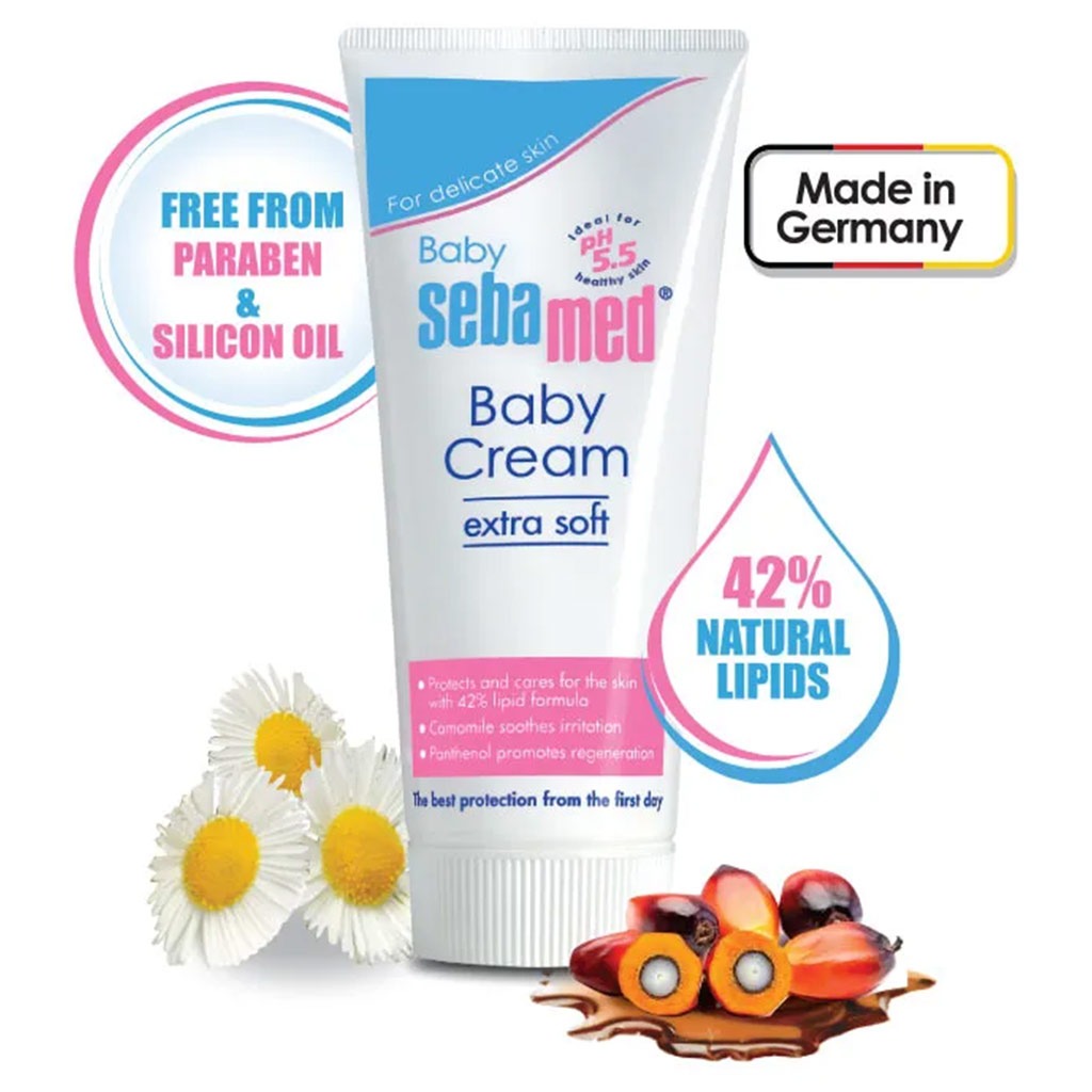 Sebamed, Baby cream extra soft, Ultra gentle moisturizing cream for baby skin, 50 ml