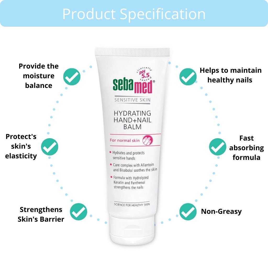 Sebamed Hydrating Hand And Nail Balm 75ml