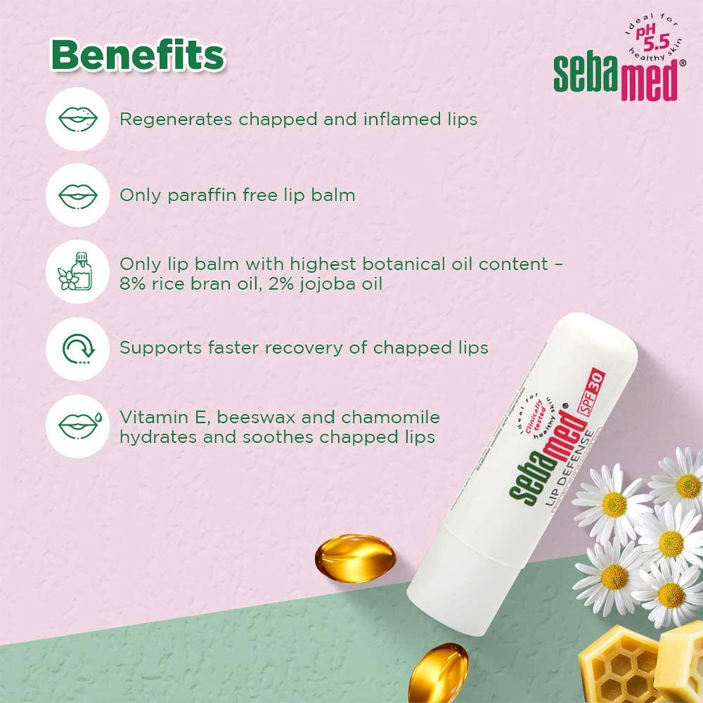 Sebamed Lip Defense Balm SPF30 4.8g