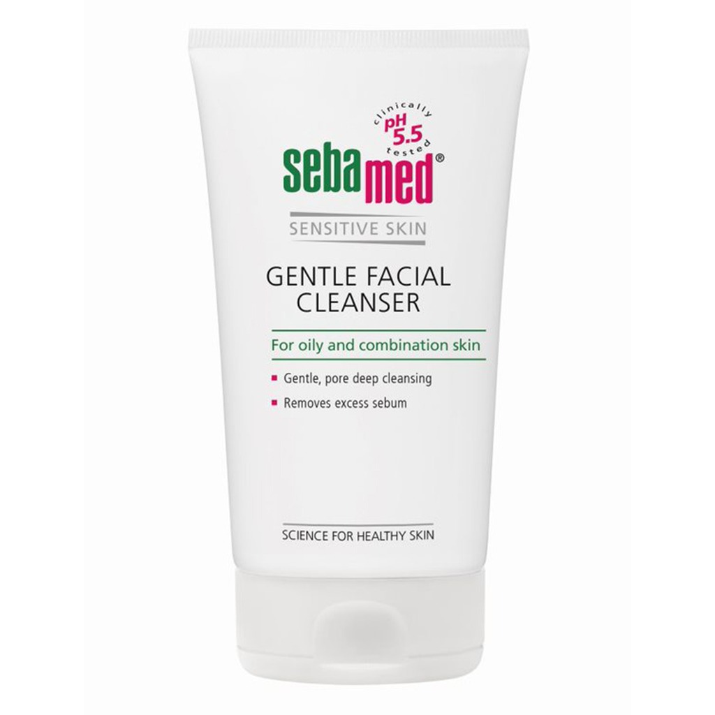 Sebamed, Facial Cleanser for Oily and Combination Skin, Gentle cleanser for oily and combination skin, 150ml