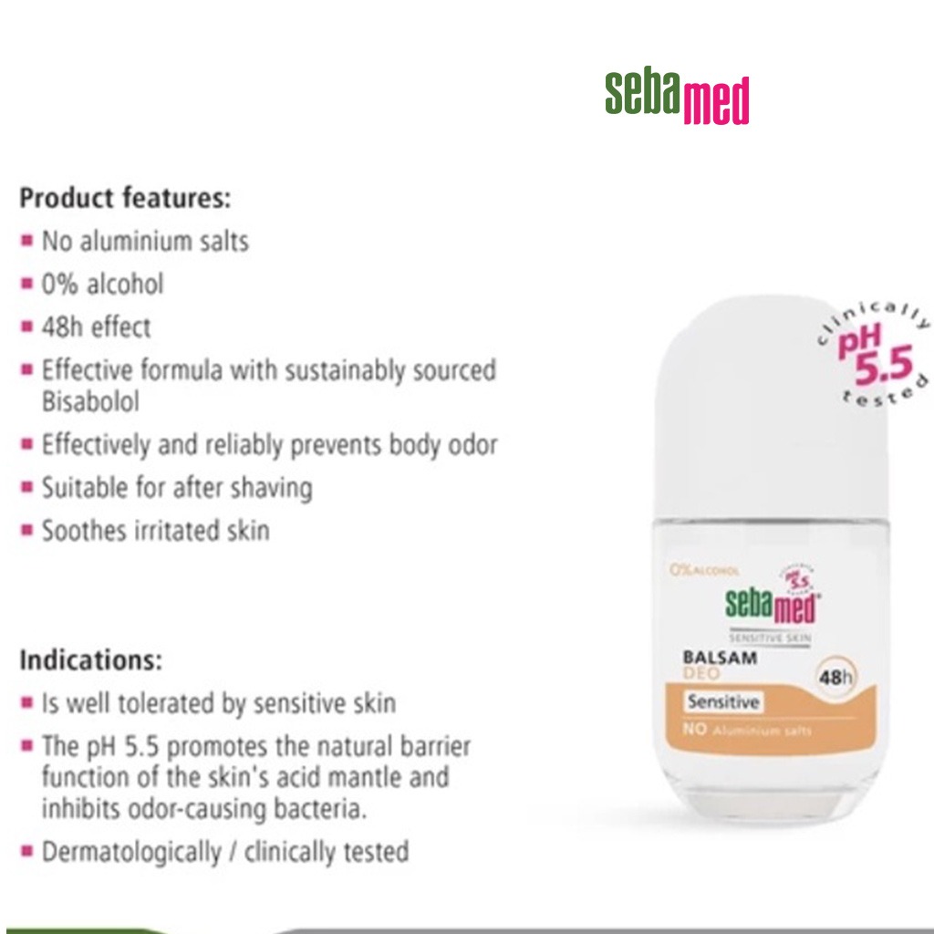 Sebamed Balsam Deo Roll On 50ml