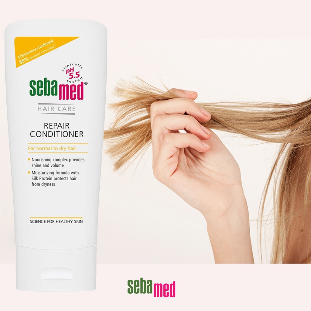Sebamed, Hair Care Repair Conditioner, Conditioner for damaged hair repair, 200ml