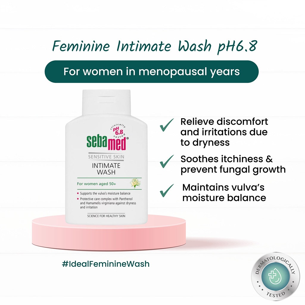 Sebamed, Intimate Wash, Gentle wash for intimate hygiene, 200ml