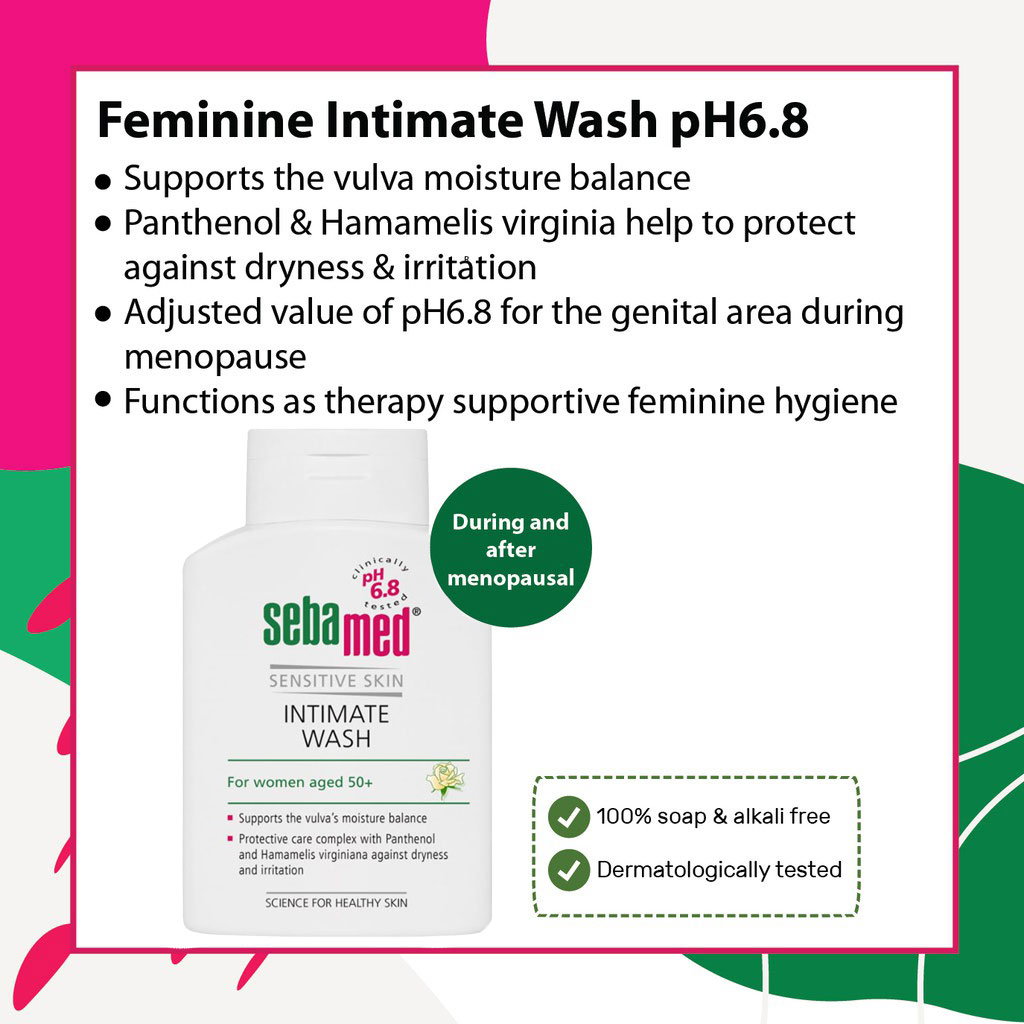 Sebamed, Intimate Wash, Gentle wash for intimate hygiene, 200ml