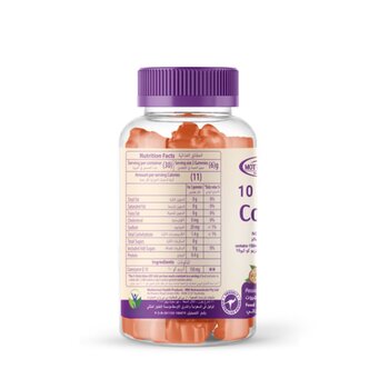 MotherNest, Co-Q10 150 mg mixed fruits gummies, Antioxidant support for heart health, 60 gummies