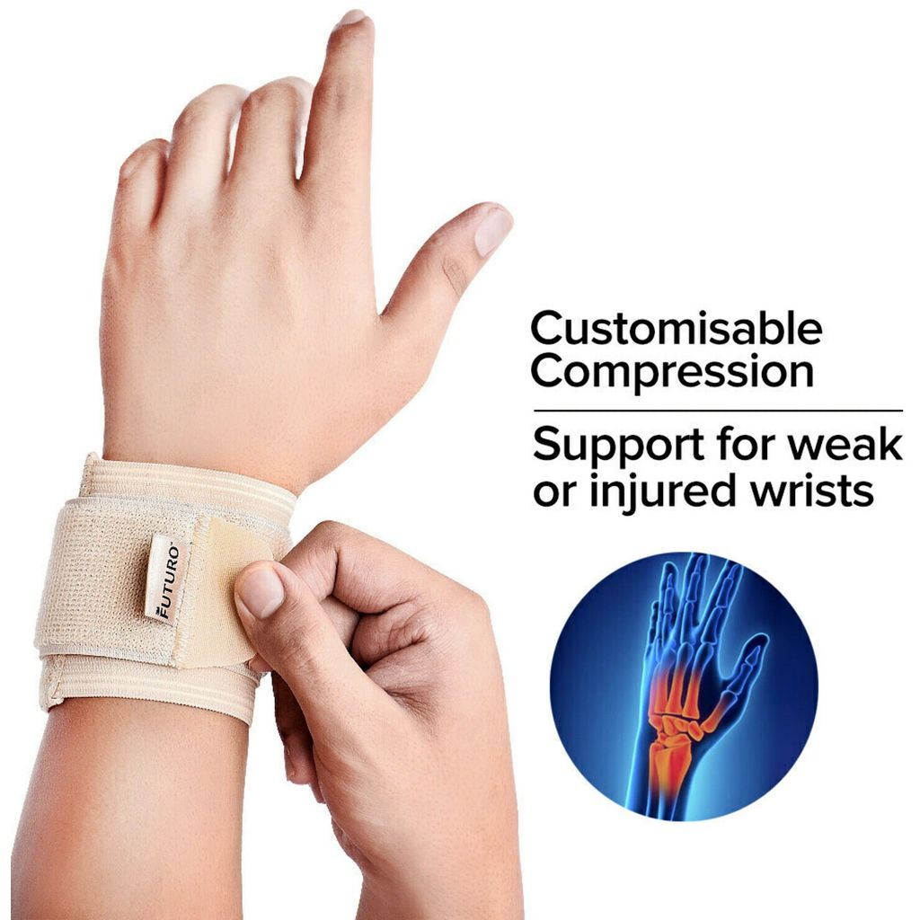 Futuro, Adjustable Wrist Support Strap, Comfortable adjustable wrist brace for support