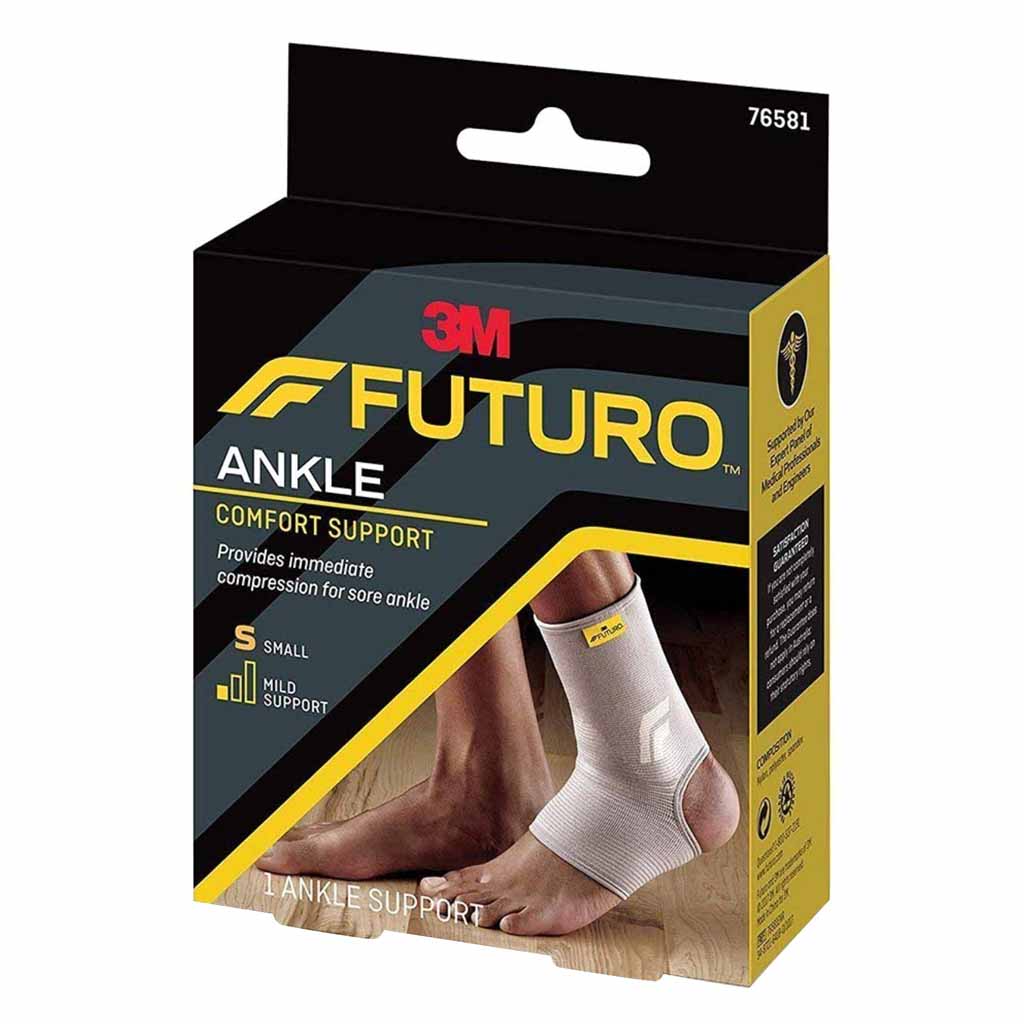 3M Futuro, Comfort Lift Ankle Support, Adjustable ankle brace for pain relief, small