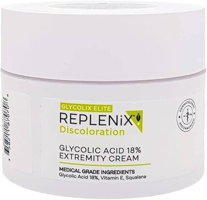 Replenix, Glycolic acid 18% extremity cream, Intensive exfoliating cream for hands and feet