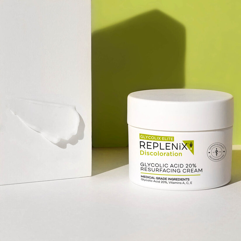 Replenix, Glycolic acid 20% resurfacing cream, Advanced exfoliating cream for skin renewal