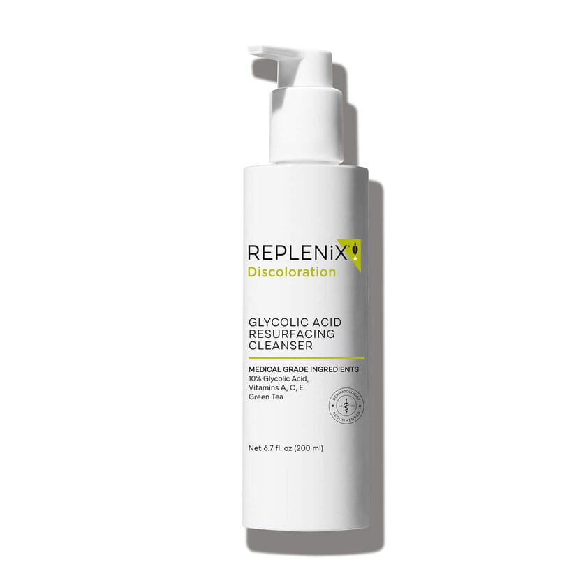 Replenix, Glycolic Acid 10% Resurfacing Cleanser, Gentle exfoliating cleanser for smoother skin