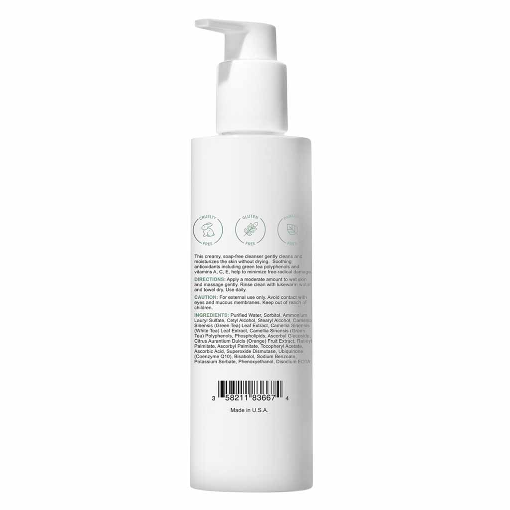 Replenix, Sensitive Green Tea Gentle Soothing Cleanser, Soothing facial cleanser for sensitive skin, 200ml