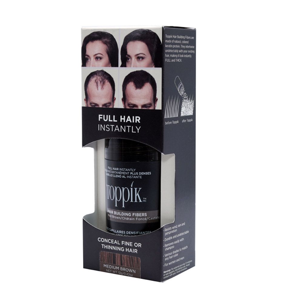 Toppik Hair Building Fibers Medium Brown 12g