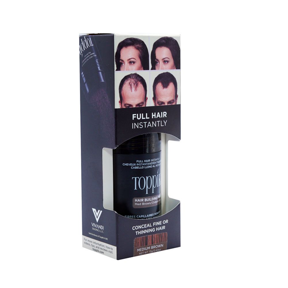 Toppik Hair Building Fibers Medium Brown 12g