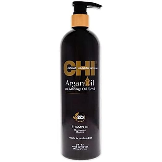 Chi, Argan Oil Shampoo, Hydrating shampoo with argan oil for smooth hair, 739 ml