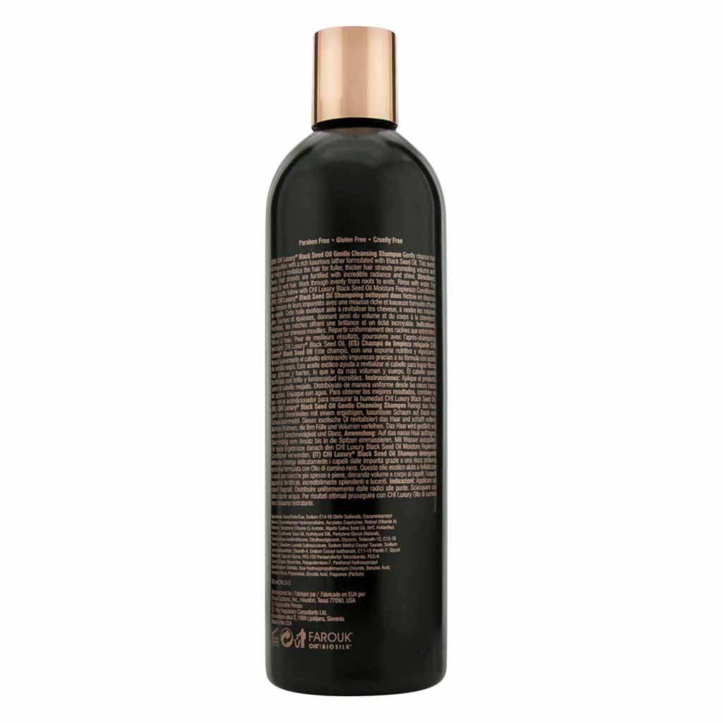 Chi Luxury, Black seed oil gentle cleansing shampoo, Nourishing shampoo with black seed oil