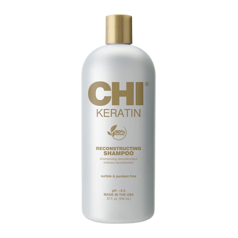 Chi, Keratin Reconstructing Shampoo, Reconstructing shampoo with keratin for damaged hair, 355 ml