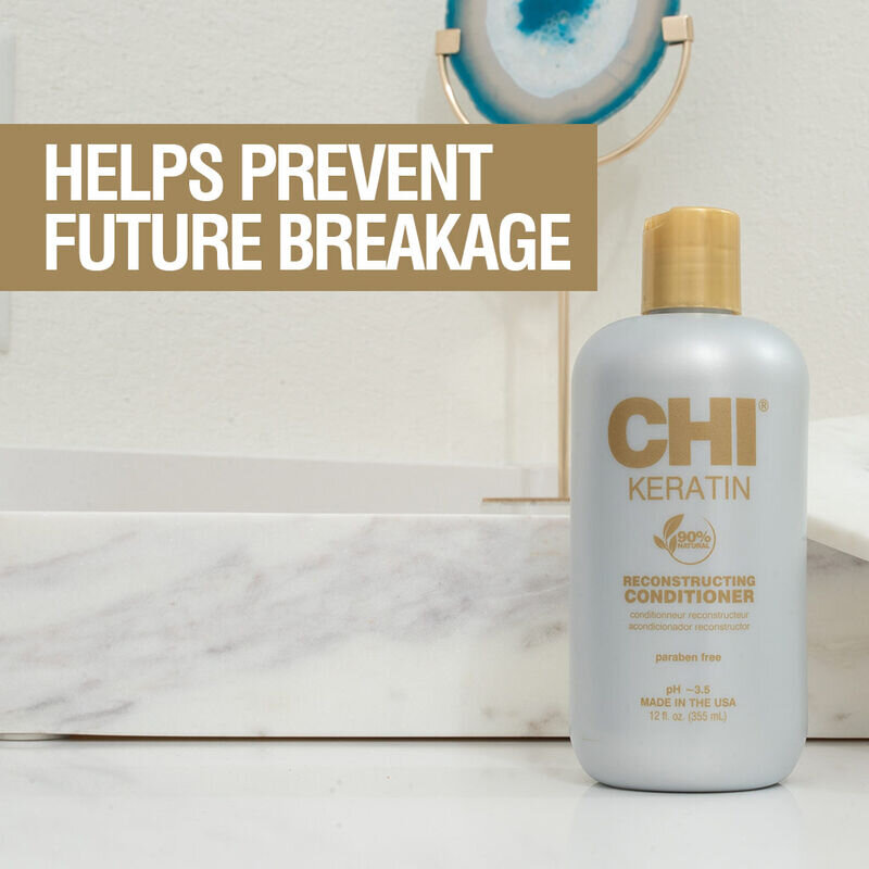 Chi, Keratin Reconstructing Conditioner, Strengthening conditioner with keratin, 355ml