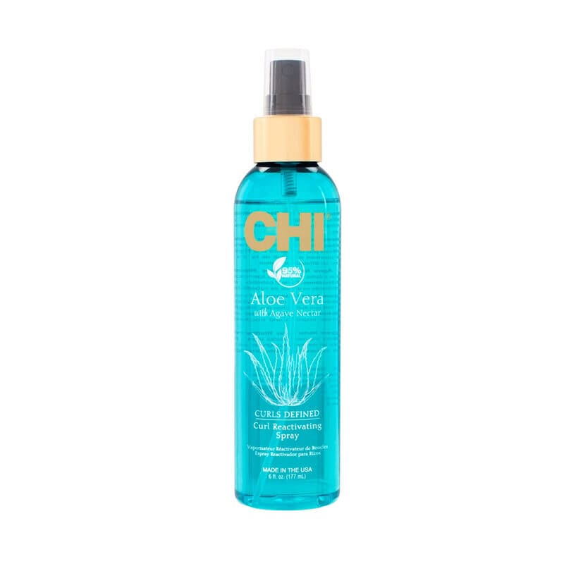 Chi, Aloe Vera Curl Reactivating Spray, Hydrating spray to refresh and define curls, 177 ml