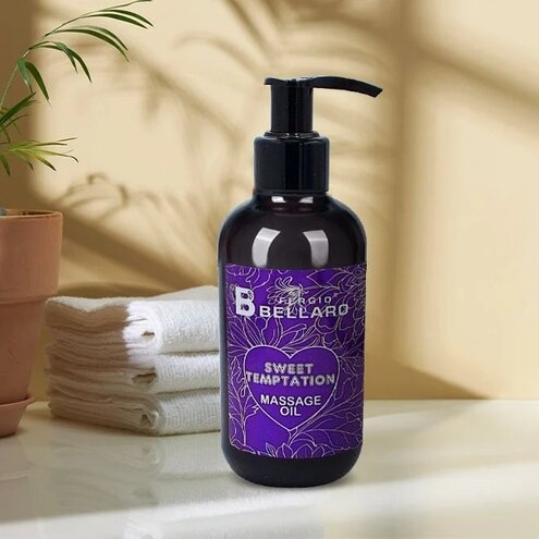 Fergio Bellaro, Massage Oil Sweet Temptation, Soothing aromatic massage oil, 200ml