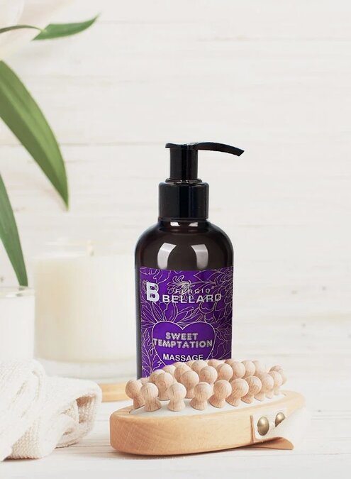 Fergio Bellaro, Massage Oil Sweet Temptation, Soothing aromatic massage oil, 200ml