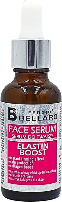 Fergio, Bellaro Luxury Face Serum Elastin Boost, Anti-aging serum to boost elastin and firmness, 30ml