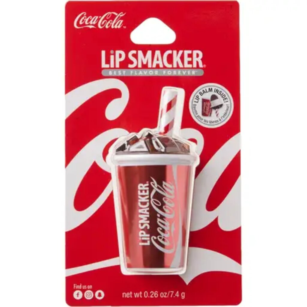 Lip Smacker, Coca-Cola Lip Balm Cup, Hydrating flavored lip balm, 7.4g
